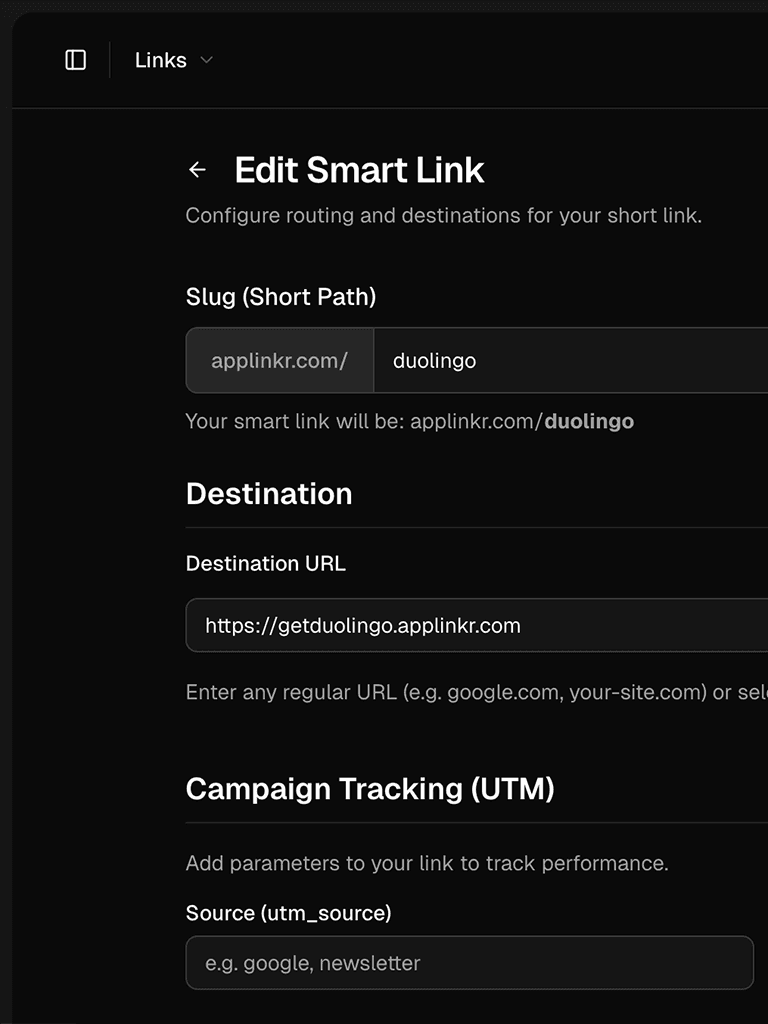 Smart Links Preview